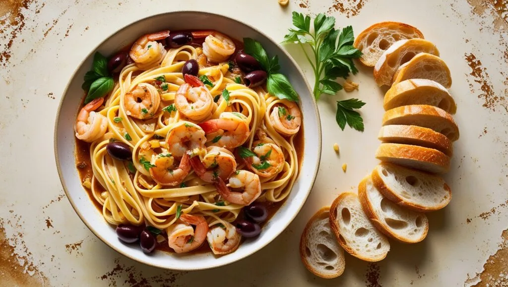 Homemade Olive Garden Style Shrimp Scampi